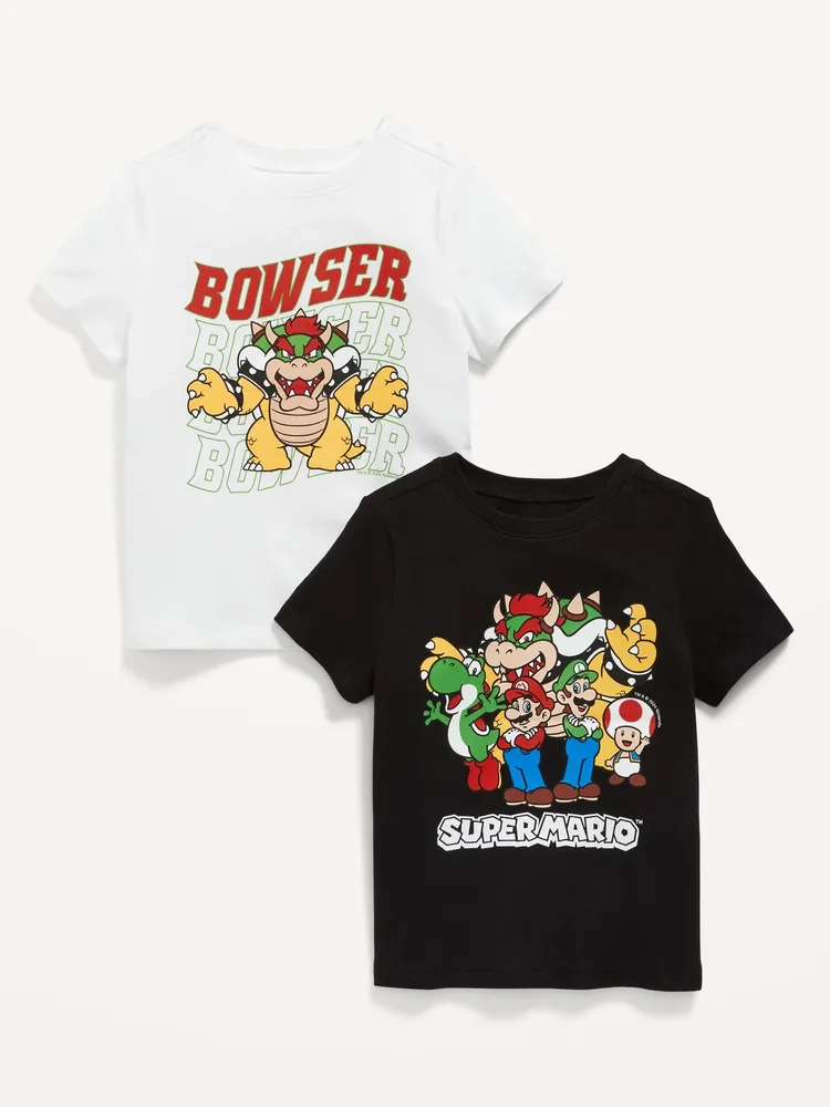 Super Mario™ Unisex Graphic T-Shirt 2-Pack for Toddler