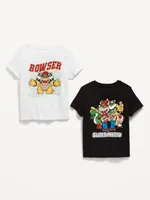 Super Mario™ Unisex Graphic T-Shirt 2-Pack for Toddler