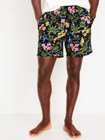 Printed Swim Trunks -- 7-inch inseam