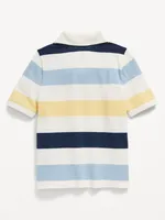 Printed Short-Sleeve Polo Shirt for Toddler Boys