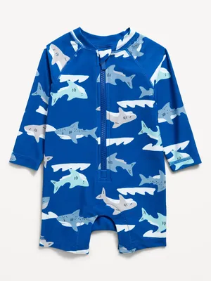 Unisex Printed Swim Rashguard Bodysuit for Baby