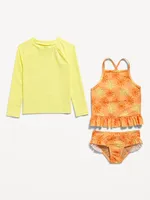 3-Piece Rashguard Cami Swim Set for Toddler & Baby