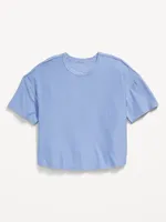 CloudMotion Cropped T-Shirt for Girls