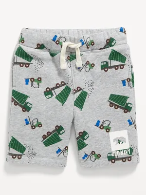 Logo-Graphic Pull-On Shorts for Toddler Boys