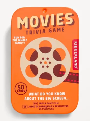 Kikkerland® Movies Trivia Game
