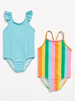 Printed Swimsuit 2-Pack for Toddler & Baby