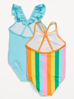 Printed Swimsuit 2-Pack for Toddler & Baby