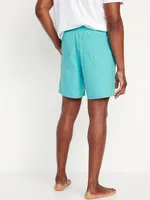 Solid Swim Trunks -- 7-inch inseam