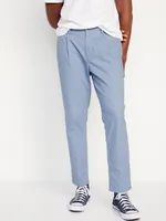 Loose Taper Built-In Flex Pleated Ankle Chino