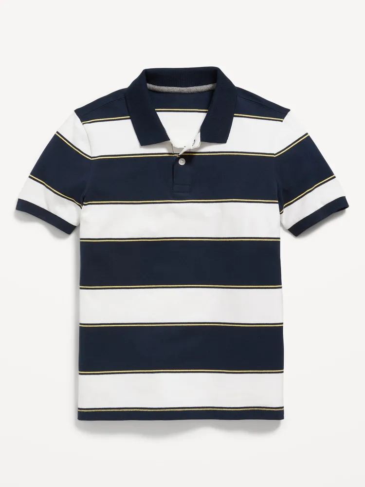 Printed Pique Polo Shirt for Boys