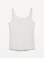 Fitted Rib-Knit Tank Top