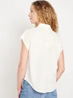 Dolman-Sleeve Utility Top