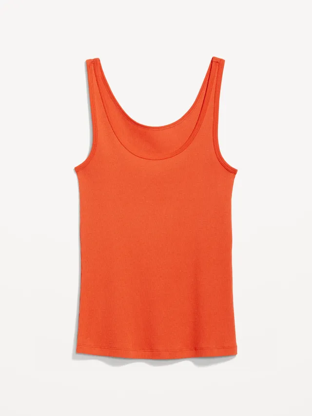 First-Layer Rib-Knit Tank Top