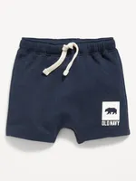Logo-Graphic Pull-On Shorts for Baby