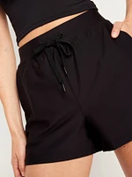 High-Waisted PowerSoft Shorts -- 3-inch inseam