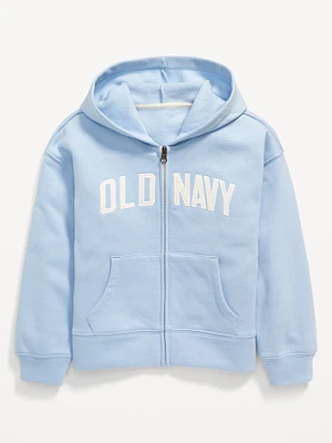 Logo-Graphic Zip Hoodie for Girls