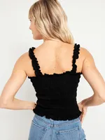 Fitted Smocked Tank Top