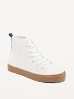 Gender-Neutral Canvas High-Top Sneakers for Kids