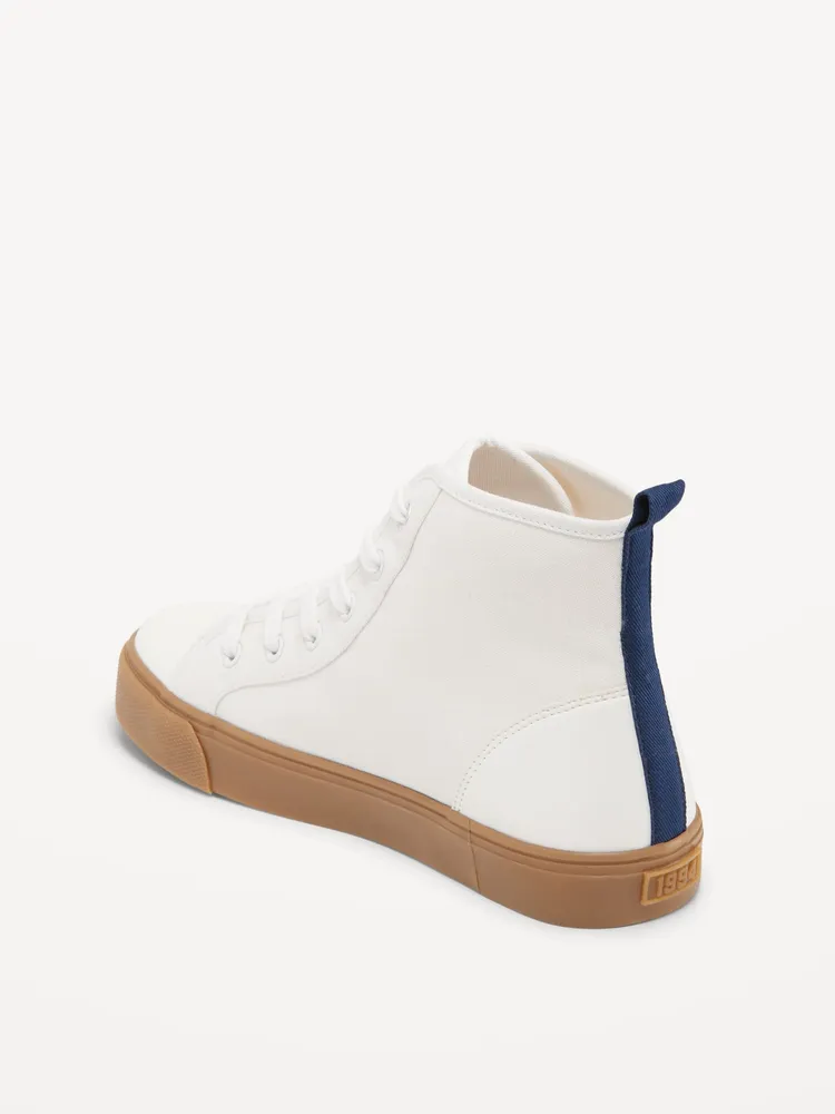 Gender-Neutral Canvas High-Top Sneakers for Kids