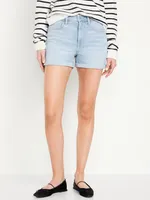 High-Waisted Wow Jean Shorts -- 3-inch inseam