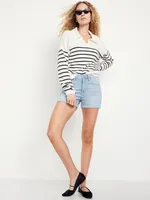 High-Waisted Wow Jean Shorts -- 3-inch inseam