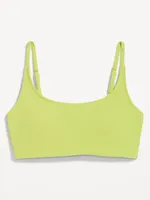 Scoop-Neck Bikini Swim Top