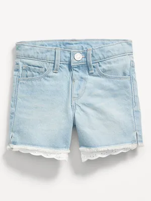 High-Waisted Jean Shorts for Toddler Girls