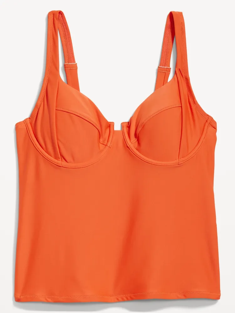 Underwire Tankini Swim Top