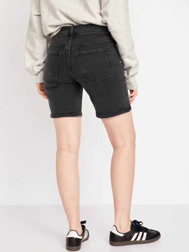 High-Waisted OG Button-Fly Shorts -- 7-inch inseam