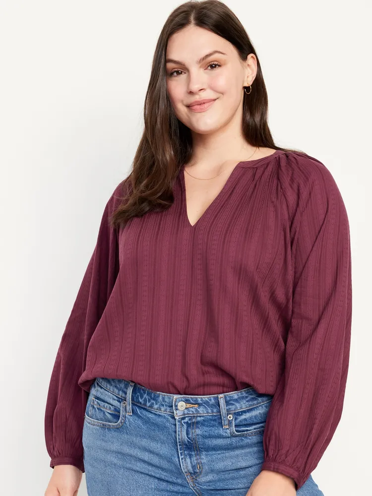 Textured Dobby Top