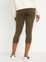 High-Waisted Crop Leggings