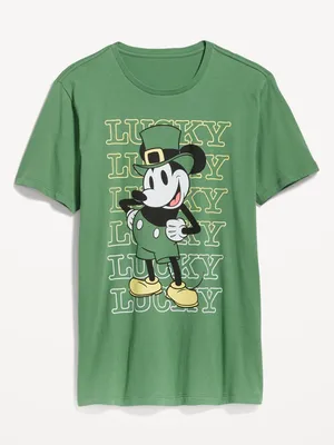 Disney© Mickey Mouse St. Patrick's Day Gender-Neutral T-Shirt for Adults