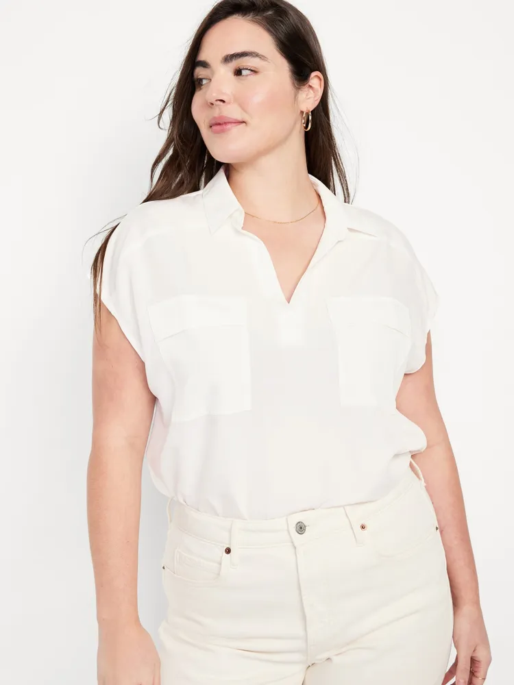 Dolman-Sleeve Utility Top