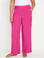 High-Waisted Playa Wide-Leg Pants