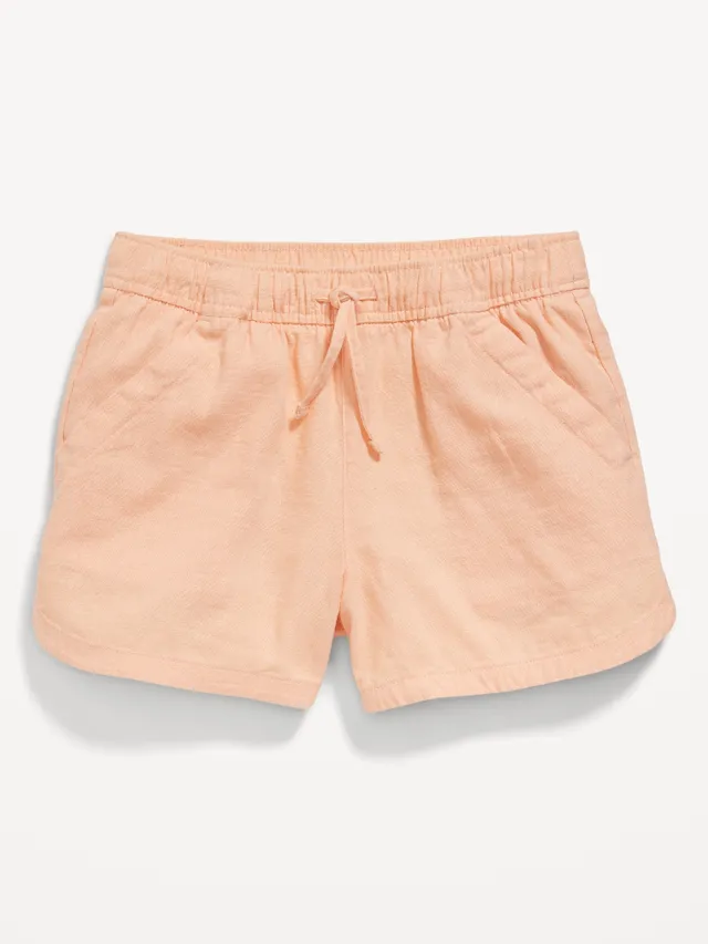 Old Navy Linen-Blend Drawstring Shorts for Girls