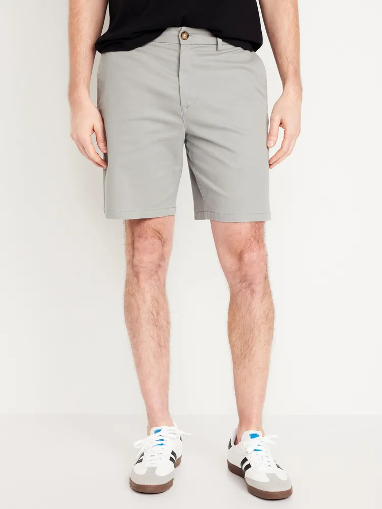 Slim Built-In Flex Rotation Chino Shorts - 8-inch inseam