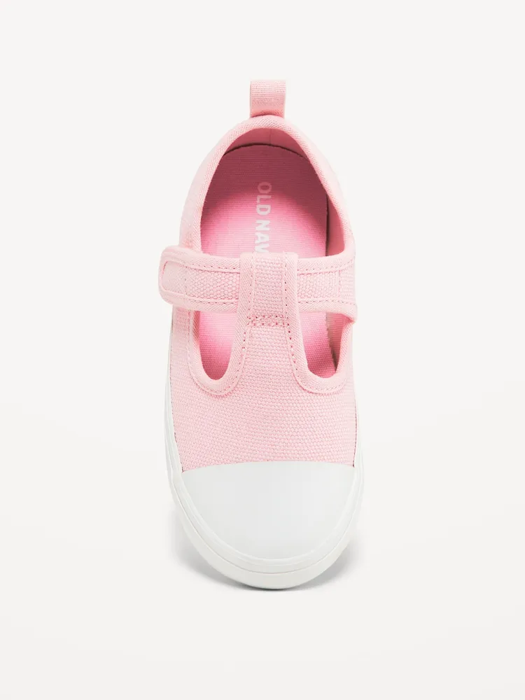 Mary-Jane Canvas Sneakers for Toddler Girls