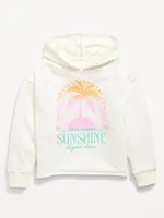Vintage Graphic Slouchy Hoodie for Girls