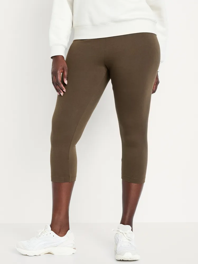 High-Waisted Crop Leggings