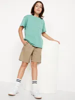 Knee Length Twill Jogger Shorts for Boys