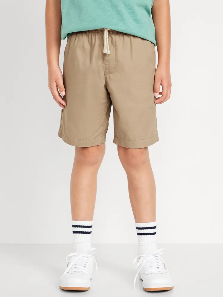 Knee Length Twill Jogger Shorts for Boys