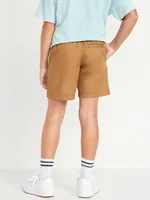 Twill Shorts for Boys Above Knee