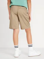 Knee Length Twill Jogger Shorts for Boys