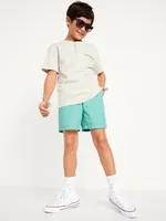 Twill Shorts for Boys Above Knee