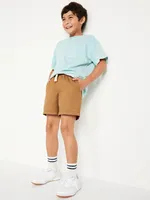 Twill Shorts for Boys Above Knee