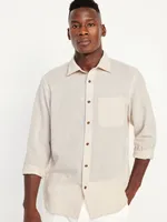 Classic Fit Everyday Linen-Blend Shirt