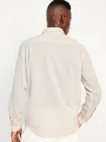 Classic Fit Everyday Linen-Blend Shirt