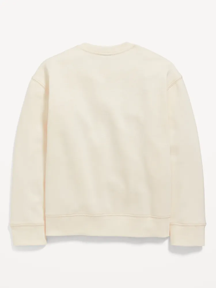 Long-Sleeve Crew-Neck Sweatshirt for Boys