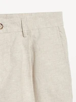 Slim Linen-Blend Chino Shorts -- 7-inch inseam