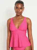 V-Neck Swing Tankini Swim Top